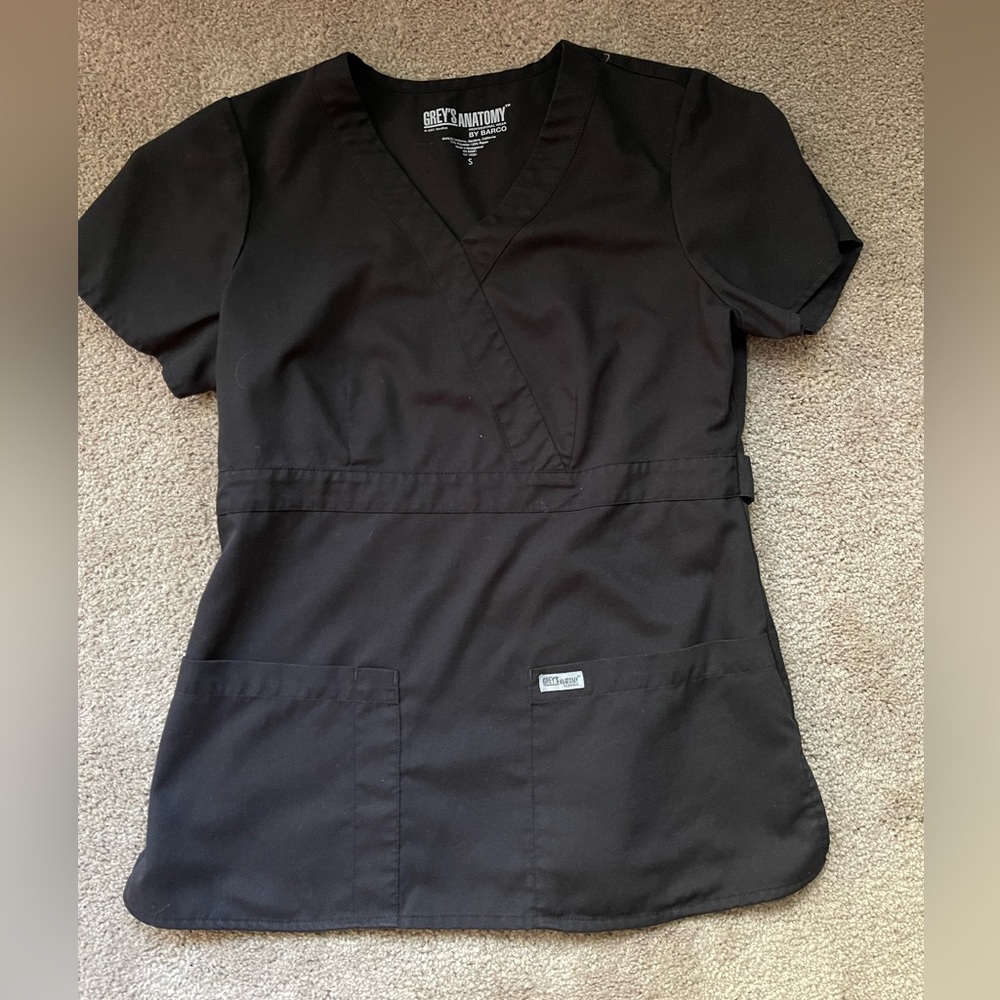 Grey Anatomy Scrub Top Size Small